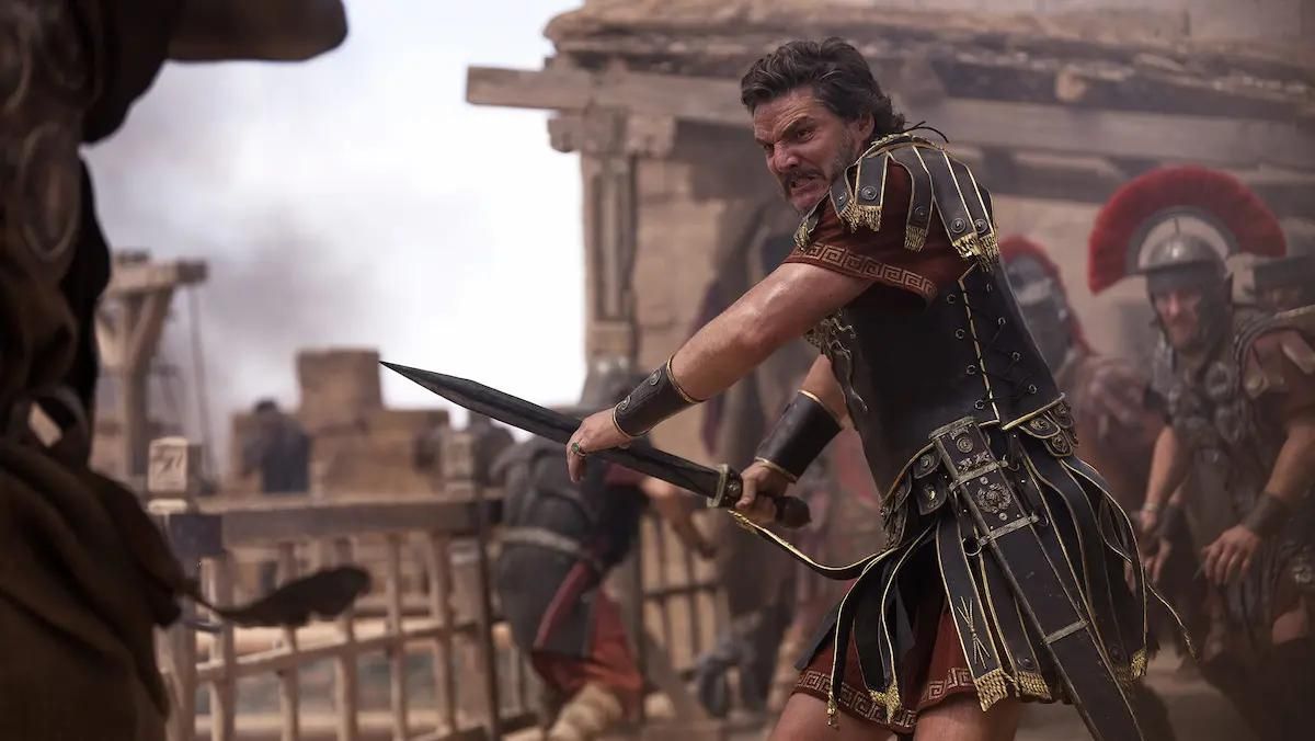 Pedro Pascal Marco Acacius Le Gladiateur II