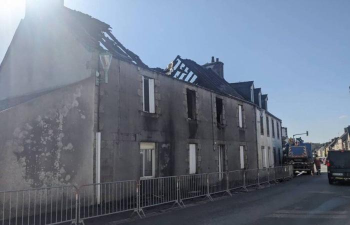 Une maison entièrement détruite par un incendie hier soir dans le Finistère, aucune victime