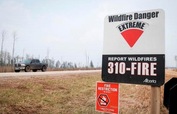 Le risque d’incendies de forêt reste élevé dans l’Ouest canadien