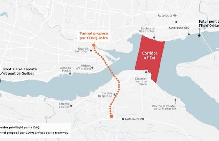 Feu vert pour le 3e lien vers l’est et la phase 1 du tramway de Québec