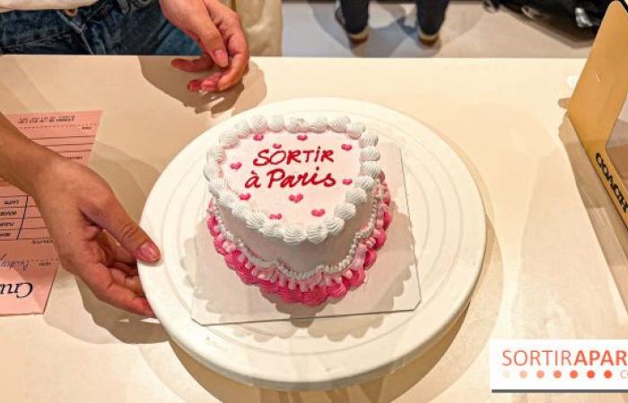 Gâteaux bento personnalisables gratuits dans un pop-up store aux Galeries Lafayette Champs-Élysées