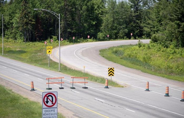 L’autoroute 40 toujours partiellement fermée à Trois-Rivières