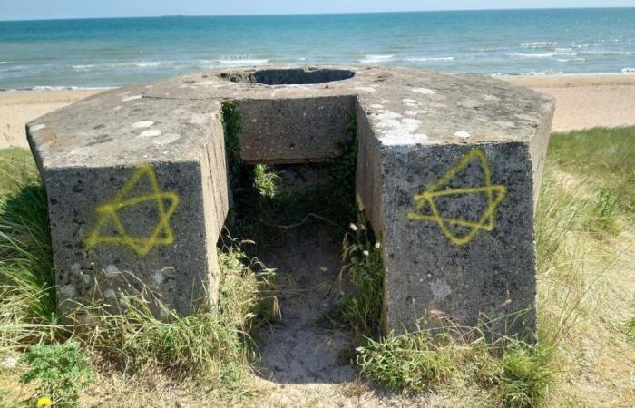 Tagged Étoiles de David découvertes sur des sites historiques en Normandie