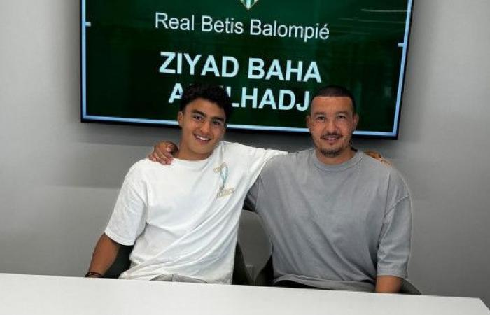 Ziyad Baha, fils de l’ancien attaquant Nabil Baha, signe pour le Real Betis U16