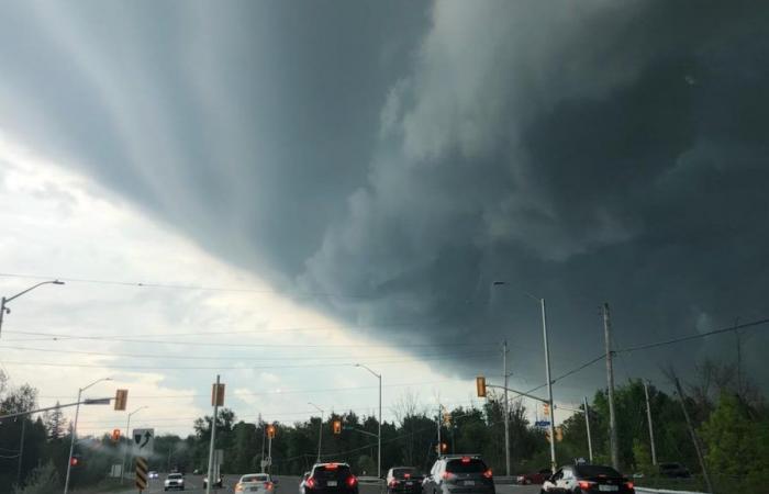 Avertissements d’orages violents pour les régions de l’est de l’Ontario et de l’Outaouais