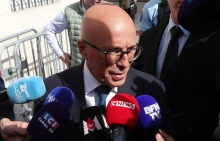 Éric Ciotti indique que « le tribunal judiciaire de Paris est saisi » après son exclusion