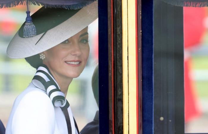 Kate Middleton fait sa première apparition royale depuis le diagnostic de cancer à Trooping the Color 2024