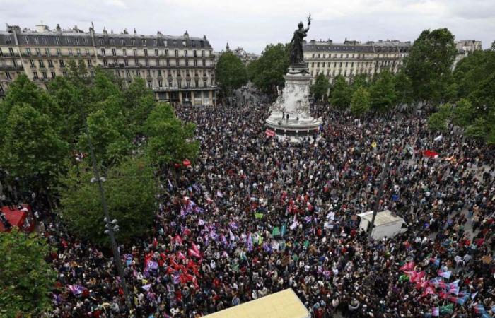 250 000 personnes ont manifesté contre l’extrême droite en France, selon la police ; Gabriel Attal présente les mesures du camp présidentiel