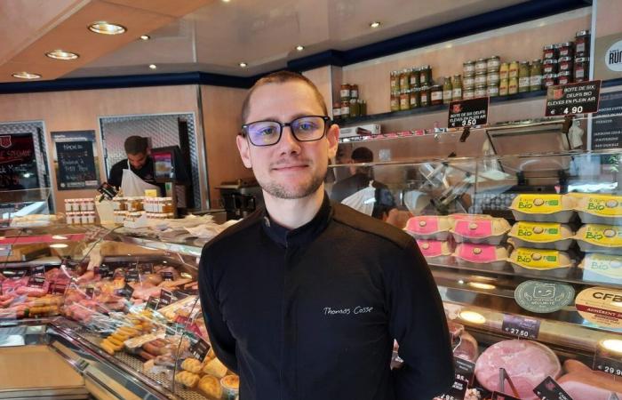 à moins de 30 ans, il dirige déjà quatre boucheries à Paris