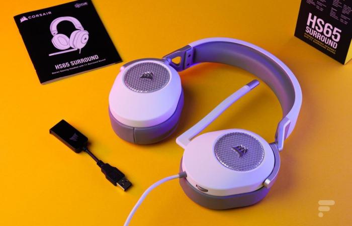 Ce beau casque gaming filaire de Corsair, compatible Dolby Audio, vaut largement le coup à moins de 60€