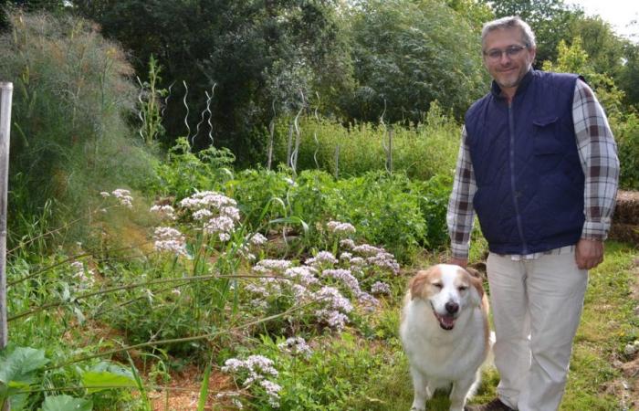 à Chasseneuil, Giovanni Philippe laisse la nature s’épanouir dans son jardin