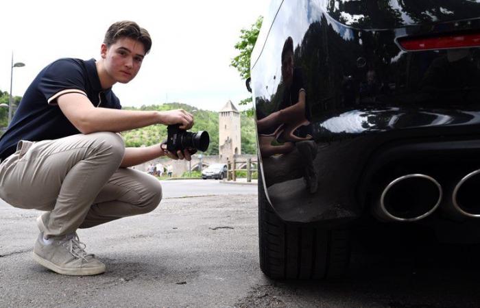 PORTRAIT. Louis, 16 ans, passionné d’automobile, les photographie sous tous les angles