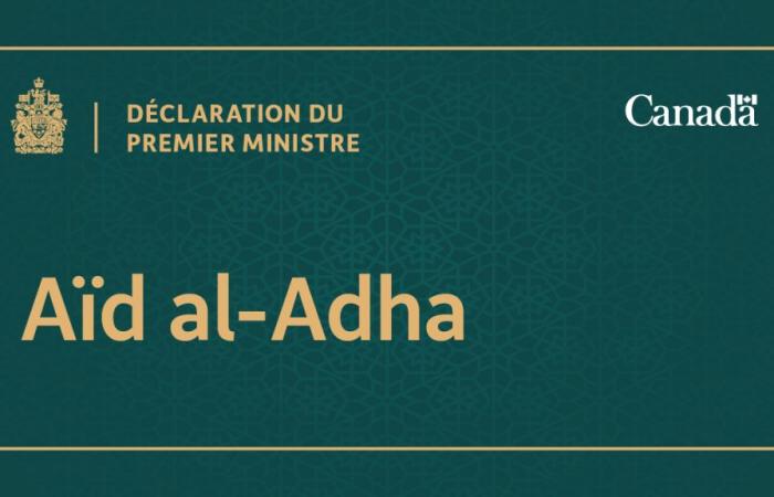 Déclaration du Premier ministre à l’occasion de l’Aïd al-Adha