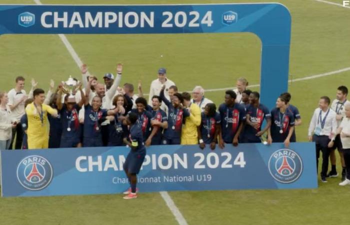 Le PSG sacré champion de France chez les U19 pour le dernier d’Ethan Mbappé