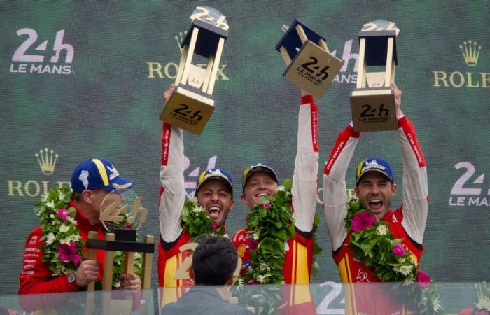 Ferrari remporte les 24 Heures du Mans, Buemi dans le top 5