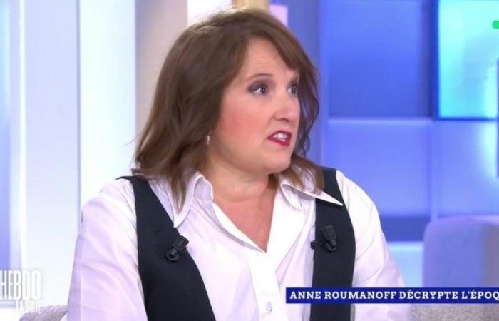 Anne Roumanoff réagit au limogeage de Guillaume Meurice par Radio France dans « C l’hebdo »