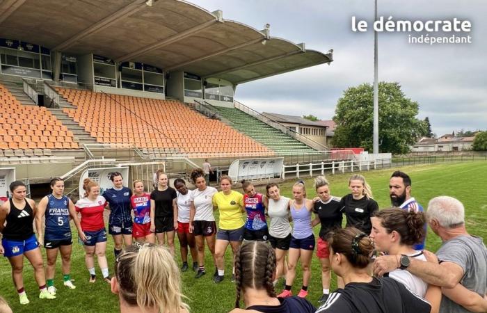 Le rugby. L’équipe de France militaire féminine s’entraîne en Dordogne