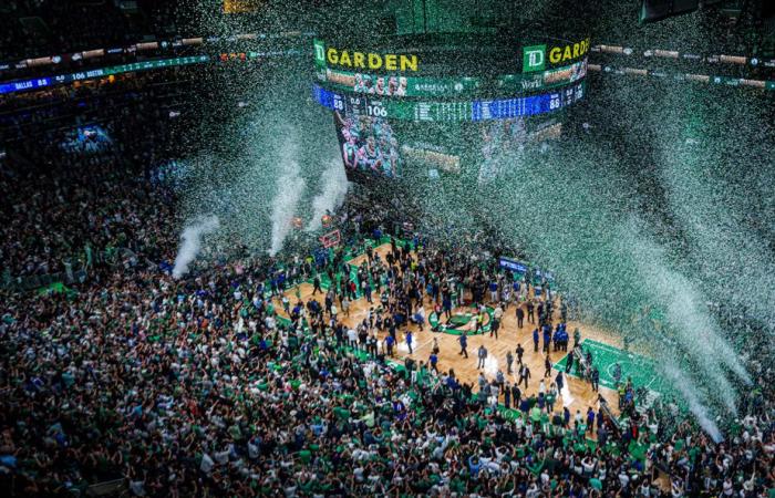 Les Boston Celtics remportent le 18e championnat NBA