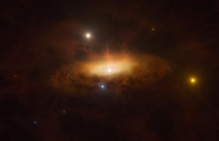 Le réveil d’un trou noir supermassif observé en direct pour la première fois ? – .