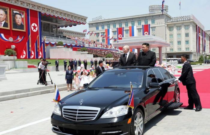 Les images grandioses de la rencontre entre Kim Jong Un et Vladimir Poutine