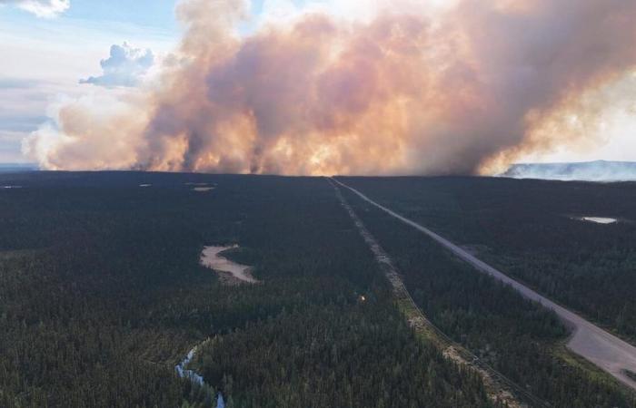 Churchill Falls, au Labrador, évacuée en raison d’un incendie de forêt