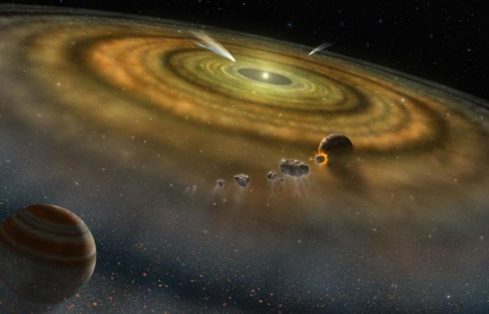 Le télescope spatial James Webb a détecté une ancienne collision d’astéroïdes massifs dans un système stellaire proche