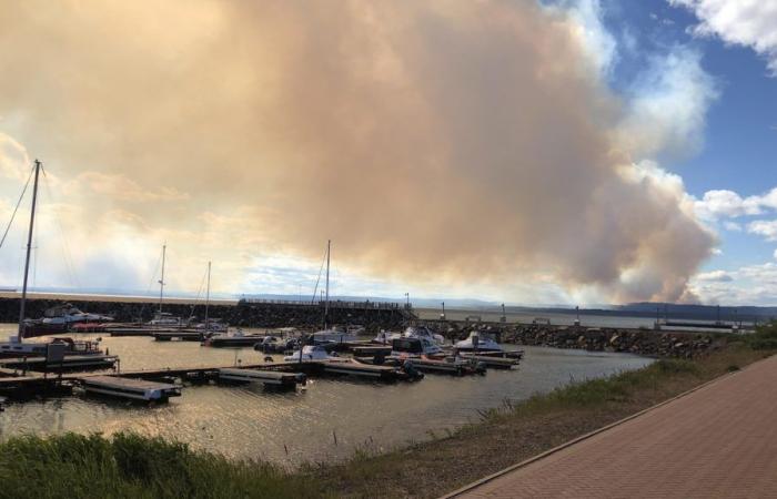 Quatre feux de forêt incontrôlés sur la Côte-Nord