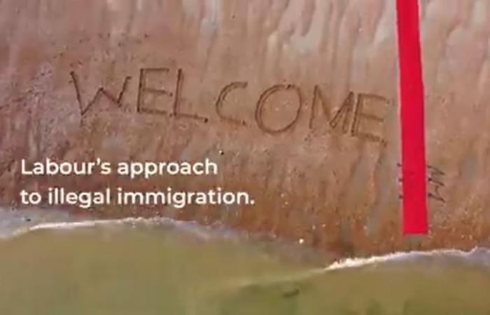 Les conservateurs publient un clip choquant sur l’immigration en ce jour symbolique
