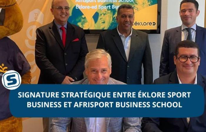 Signature d’un partenariat entre éklore Sport Business et AfriSport Business School