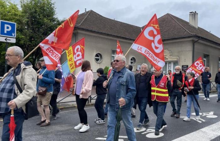 Une faible mobilisation contre l’extrême droite avec la CGT à Épernay