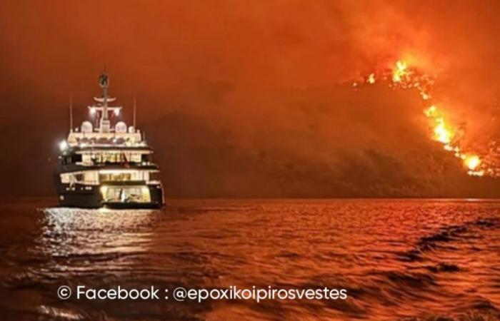 Colère en Grèce après un incendie de forêt « provoqué par un feu d’artifice lancé depuis un bateau »