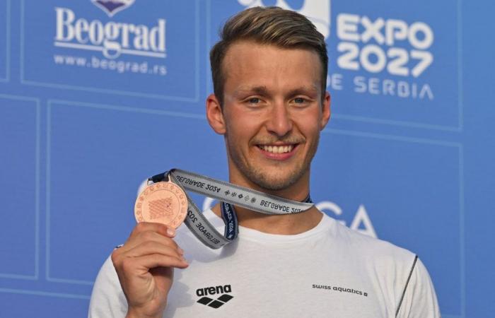 Antonio Djakovic en bronze au 400 m nage libre aux Européens