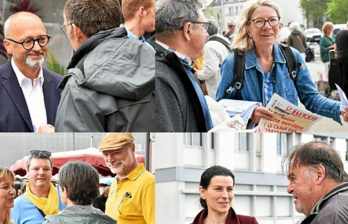 Une campagne intensive sur les marchés du pays de Lorient pour les candidats aux législatives