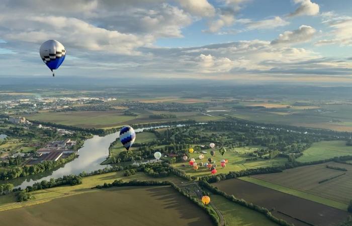 les plus belles photos de Saône-et-Loire vues depuis une montgolfière