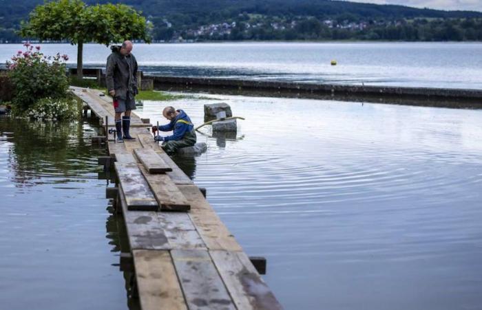 Le niveau du lac de Constance a augmenté de 10 cm samedi