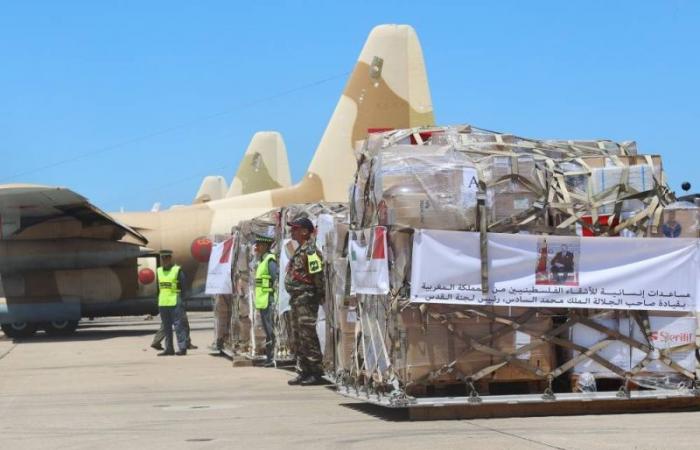 Grâce au leadership royal, acheminement rapide de l’aide humanitaire du Maroc à Gaza