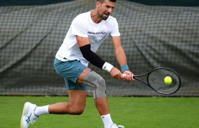 Djokovic s’est retrouvé aujourd’hui avec la participation au départ de Wimbledon