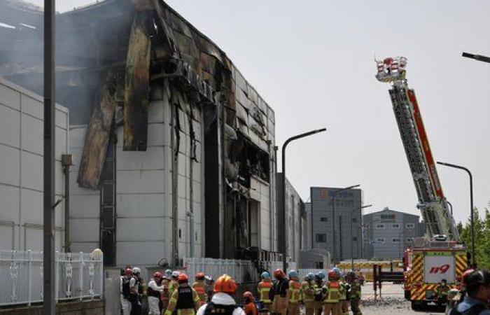 L’incendie d’une usine de batteries au lithium fait 22 morts