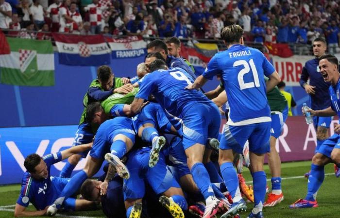 Miraculeuse contre la Croatie, l’Italie affrontera la Suisse en huitièmes de finale de l’Euro 2024