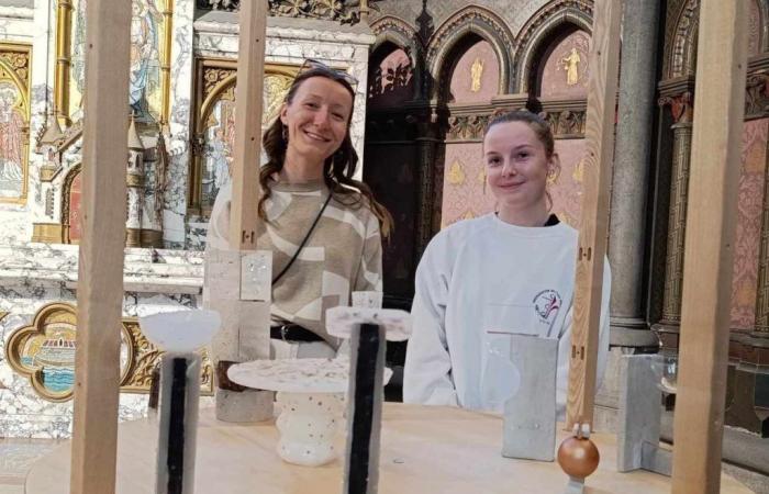 Lille. Les étudiants en design exposent leurs créations à la cathédrale