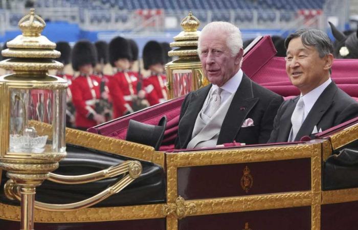 Le roi Charles III accueille l’empereur Naruhito à Londres pour une visite d’État historique