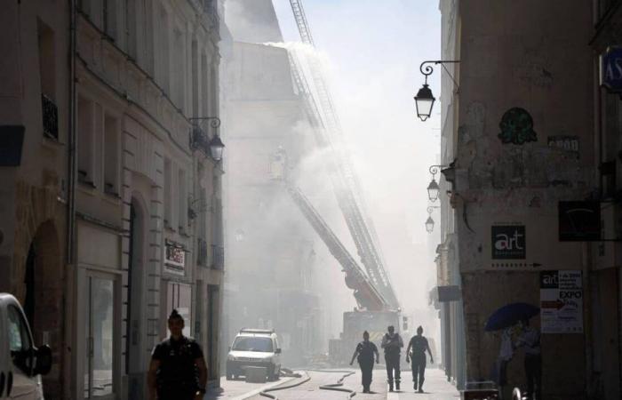 un incendie près de la mairie, sept blessés dont un en urgence absolue