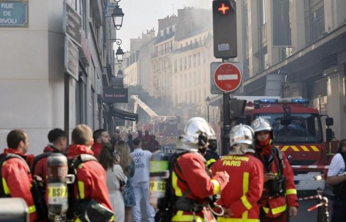 incendie maîtrisé, 10 personnes blessées dont une en urgence absolue