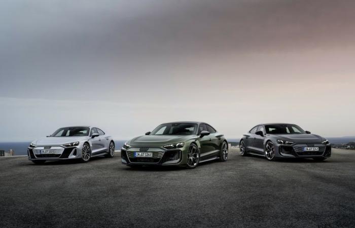 Audi dévoile les variantes e-Tron GT, S et RS Performance 2025