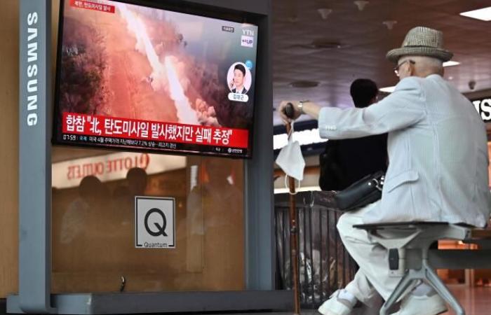 La Corée du Nord a tiré un nouveau missile balistique qui a échoué, selon la Corée du Sud