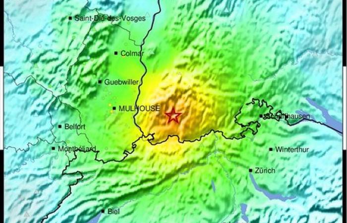 Un tremblement de terre dans le nord de la Suisse à Bâle, des secousses ressenties jusqu’en Franche-Comté