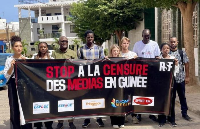 Les médias guinéens réduits au silence, s’expriment à Dakar – .