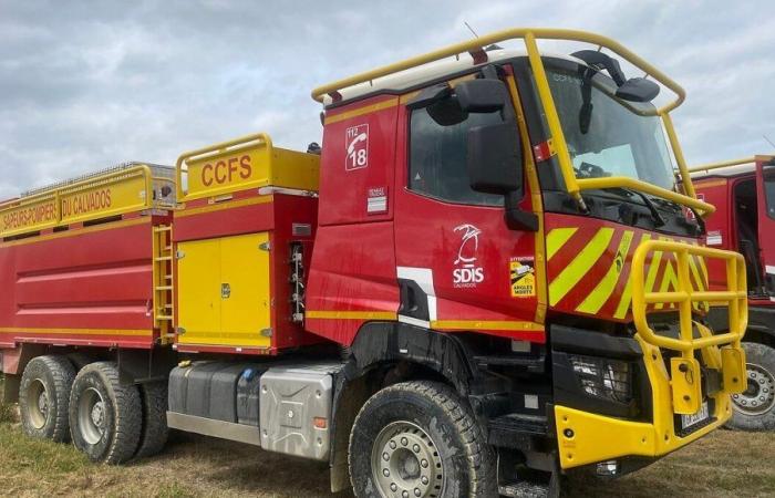 Trois nouveaux camions citernes des pompiers du Calvados pour lutter contre les feux de végétation