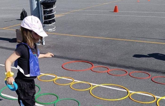 Cholet. Des enfants de maternelle ont joué au jeu de l’Olympiade à Rambourg