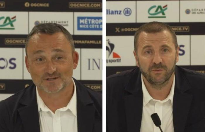 Franck Haise et Florian Maurice (OGC Nice) ont été présentés à la presse, ce qu’il faut retenir – .